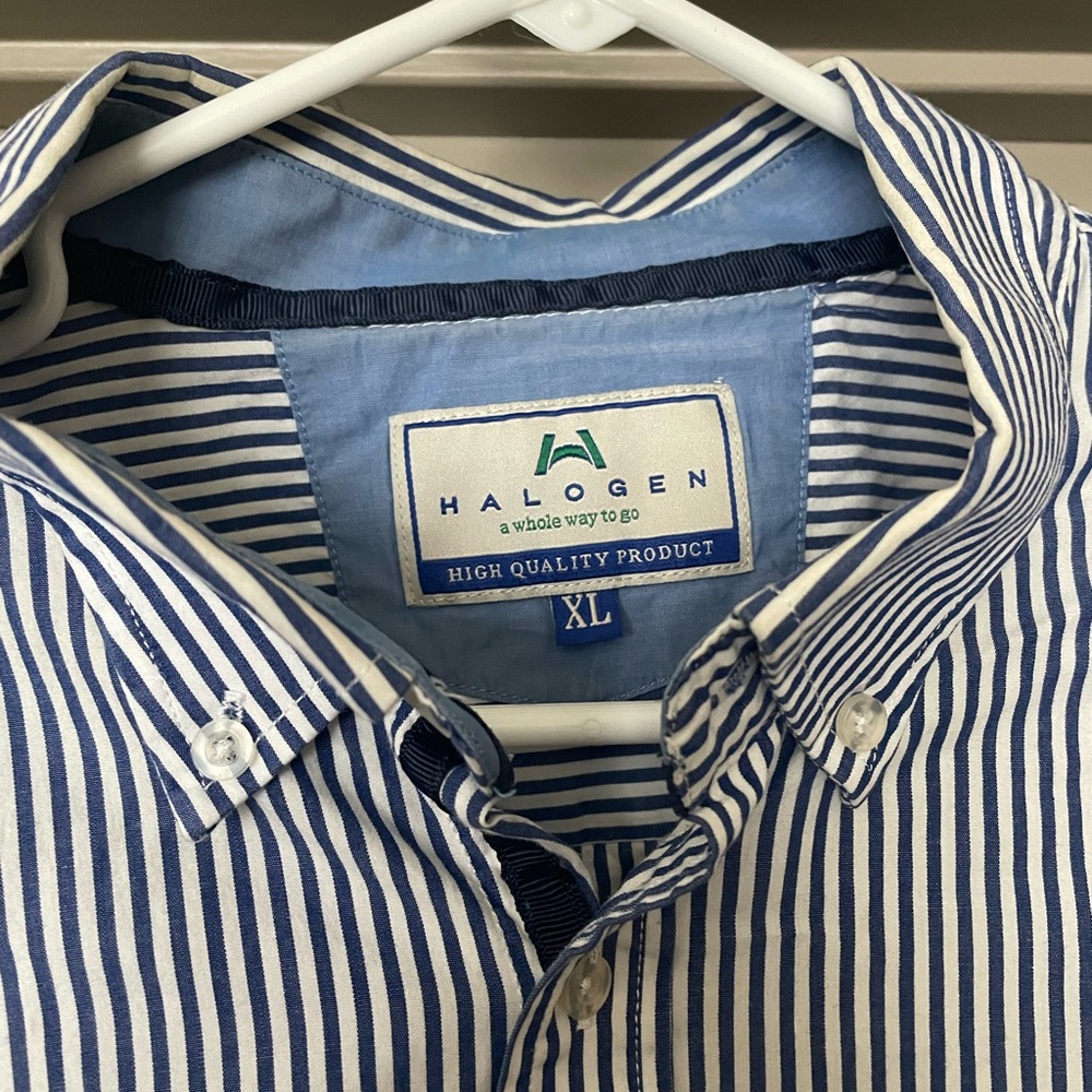 Men’s XL Halogen Long Sleeve Button Up Shirt